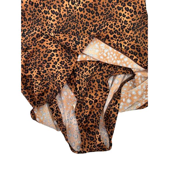 Islander one Piece Women's Size 10 Animal Print Bathing Suit - Picture 6 of 10